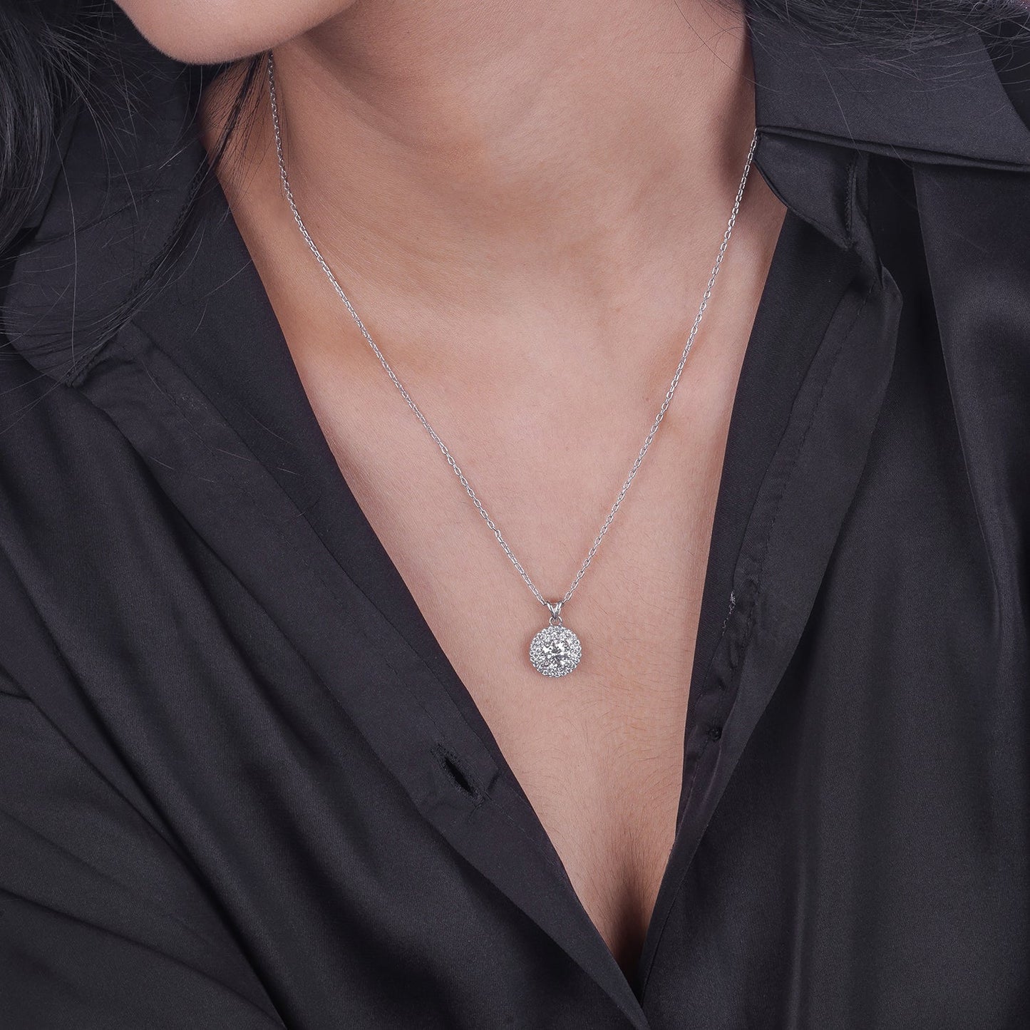 Dear Sister - Thank you for being such a great sister, 925 Sterling Silver Necklace