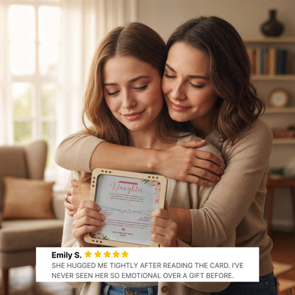 To My Wonderful Daughter - "A little Hug For Your Wrist" Love MOM ❤️