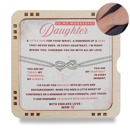 To My Wonderful Daughter - "A little Hug For Your Wrist" Love MOM ❤️