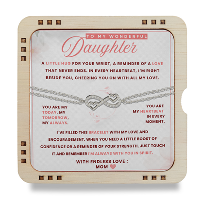 To My Wonderful Daughter - "A little Hug For Your Wrist" Love MOM ❤️