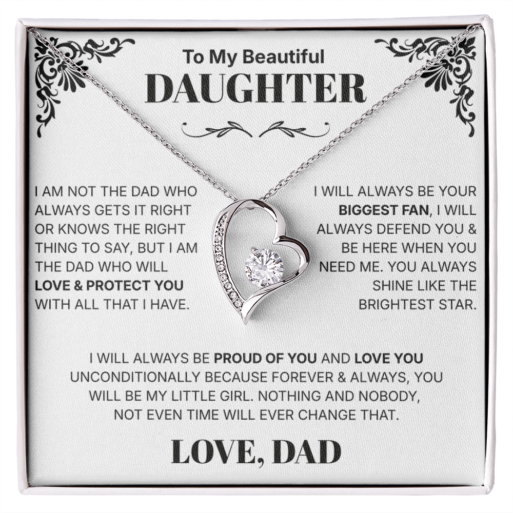 To My Daughter - Necklace For Daughter From Dad.