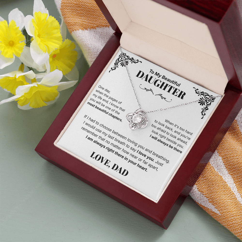 Always in Your Heart  - Necklace For Daughter From Dad