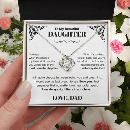 Always in Your Heart  - Necklace For Daughter From Dad
