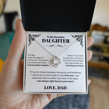 Always in Your Heart  - Necklace For Daughter From Dad